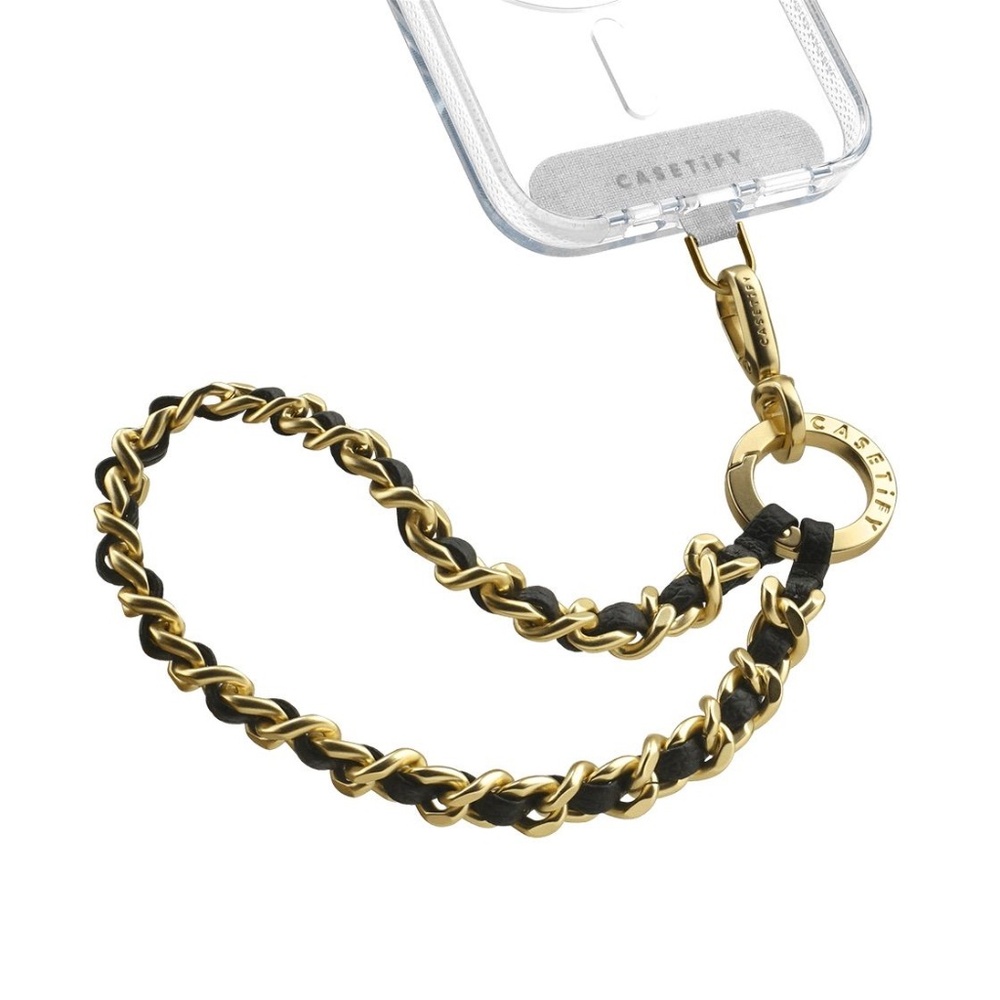 Casetify Leather Chain Wrist Strap